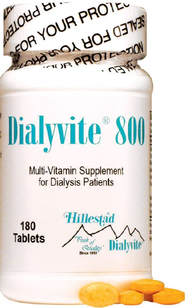 Version 1.0.0 Etiqueta de Dialyvite 800
