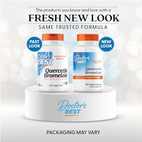 Etiqueta Quercetina Bromelina Doctor's BEST