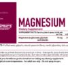 Etiqueta Dr. Spray's Magnesium Spray