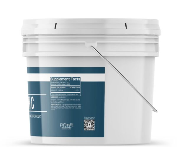 Etiqueta Earthborn Elements polvo vitamina C pureza