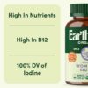 Etiqueta EarthFirst multivitaminico mujer hierro y vitaminas