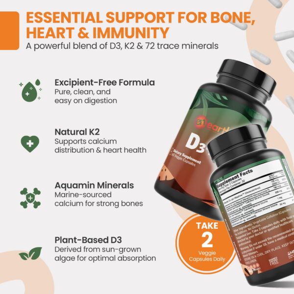 Etiqueta EarthNutri D3 K2