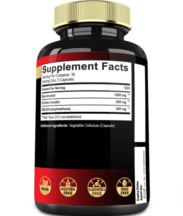 Etiqueta frontal del envase Mecisco 3en1 Inositol