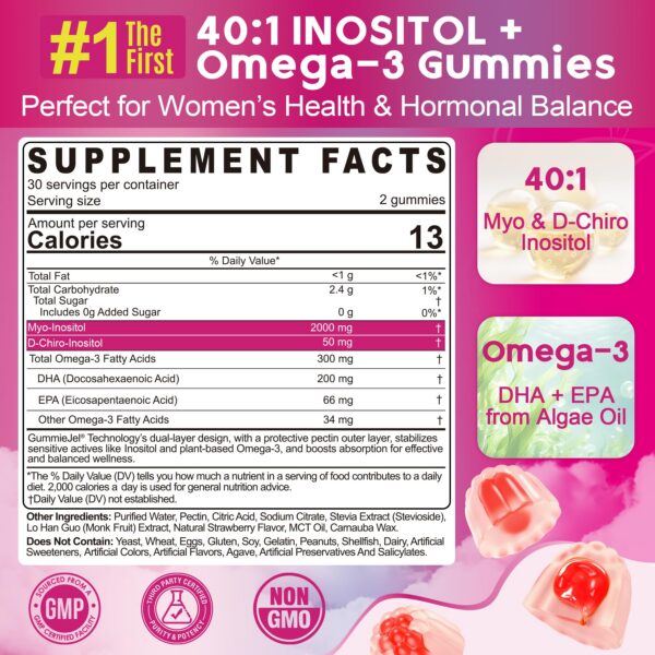 Etiqueta EnvyCure Inositol Omega-3