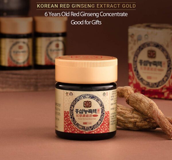 Etiqueta extracto ginseng rojo Gangwoninsam 6 años