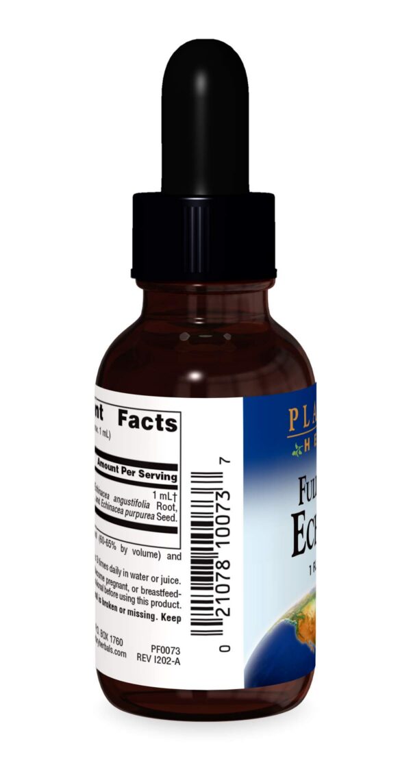 Etiqueta extracto líquido equinácea Planetary Herbals 1 oz