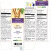 Version 1.0.0 Etiqueta de extracto líquido de Ginseng Naturalma