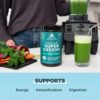 Etiqueta de Supergreens Powder Greens flavor