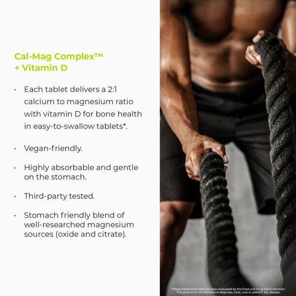 Etiqueta del frasco Endur Cal-Mag Complex