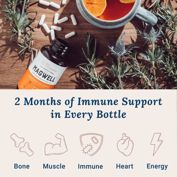 Etiqueta del suplemento OmegaWell MagWell