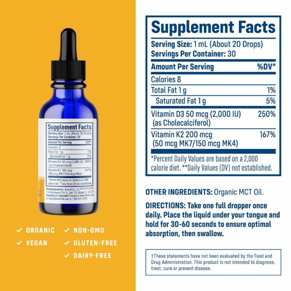 Version 1.0.0 Etiqueta frasco NativePath vitamina D3 K2