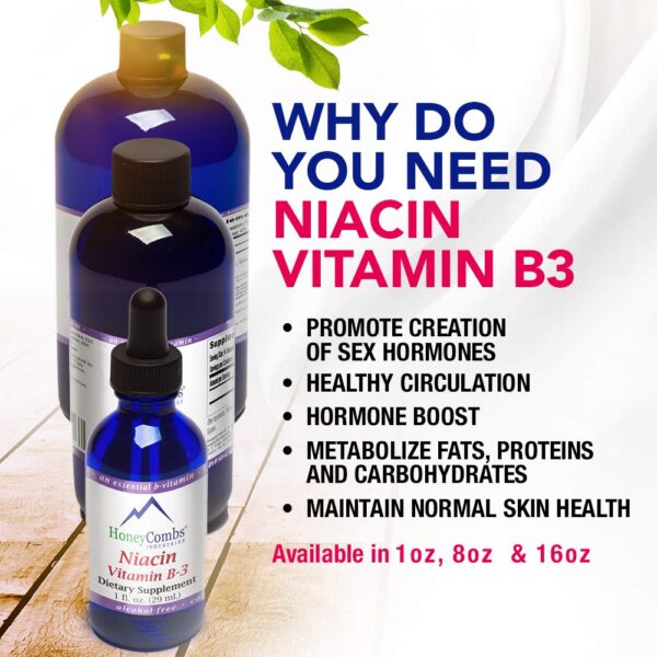 Etiqueta frontal Niacina B3 y Green Barley