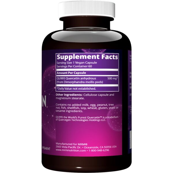 Version 1.0.0 Etiqueta frontal de quercetina MRM