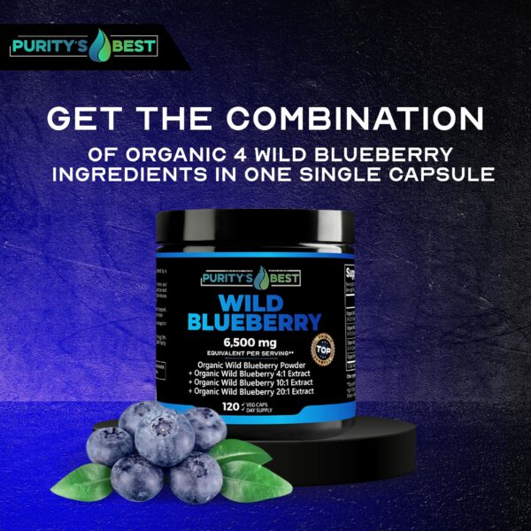 Version 1.0.0 Etiqueta frontal Purity’s Best Arándano Silvestre