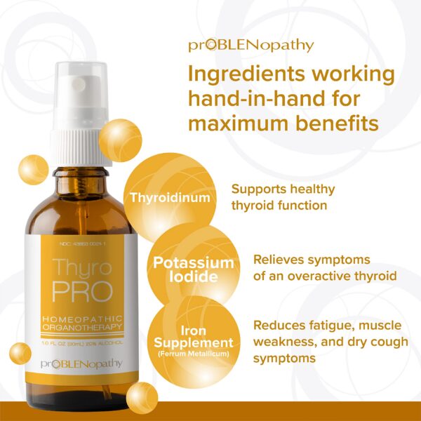 Version 1.0.0 Etiqueta frontal del spray de proBLENopathy