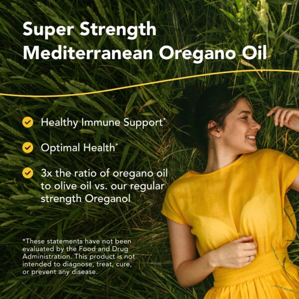 Etiqueta frontal Oreganol P73 super strength