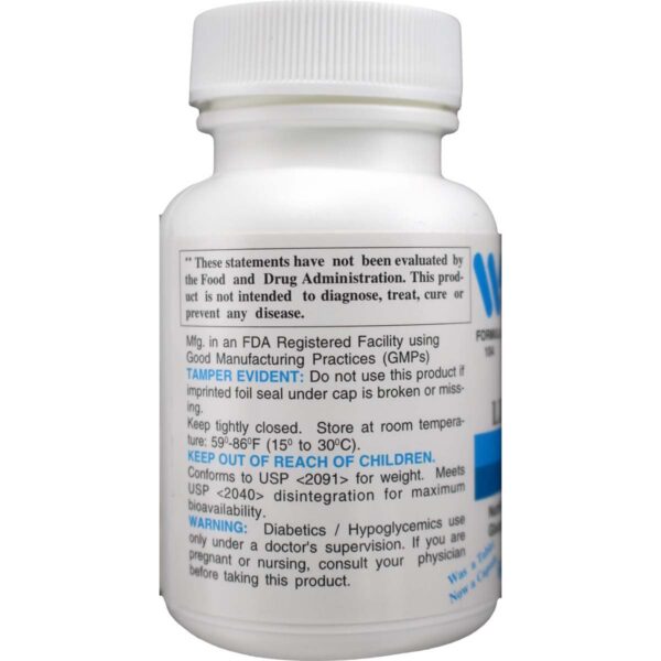 Version 1.0.0 Etiqueta frontal del producto Alpha Lipoico Wonder Labs