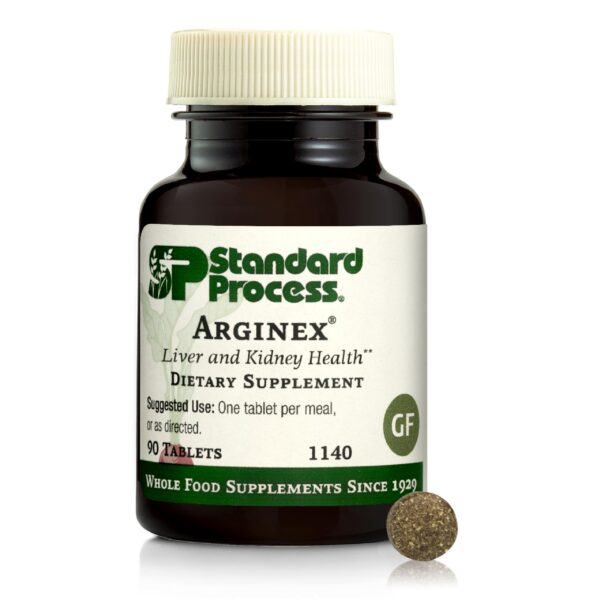 Version 1.0.0 Etiqueta frontal de Arginex 90 tabletas