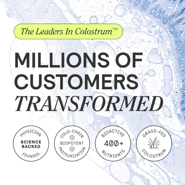 Calostro bovino ARMRA con 400+ nutrientes bioactivos