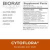 Etiqueta frontal BIORAY tónico probiótico CytoFlora