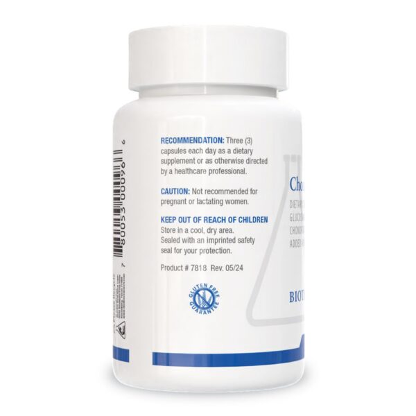 Version 1.0.0 Etiqueta frontal Biotics Research ChondroSamine S