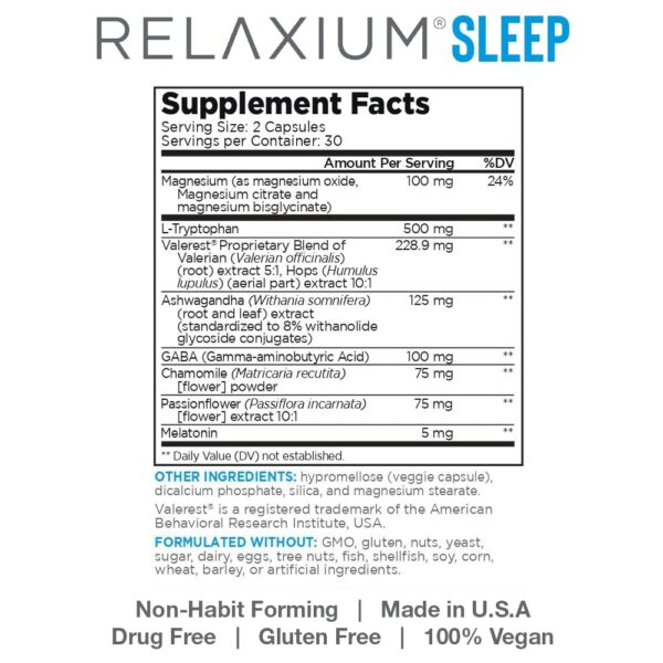 relaxium fórmula triple acción para dormir mejor