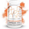 Etiqueta frontal del producto cápsulas Cordyceps Nootropics Depot