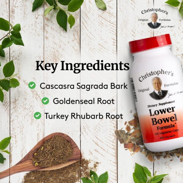 Version 1.0.0 Etiqueta frontal cápsulas limpieza colon Christopher's