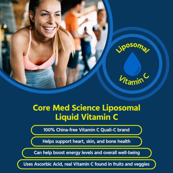 Version 1.0.0 Etiqueta frontal de Core Med Science Liposomal C