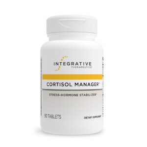 Etiqueta frontal de Cortisol Manager