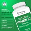 Etiqueta frontal Dr. Berg vitamina B1 B6 B12 complejo