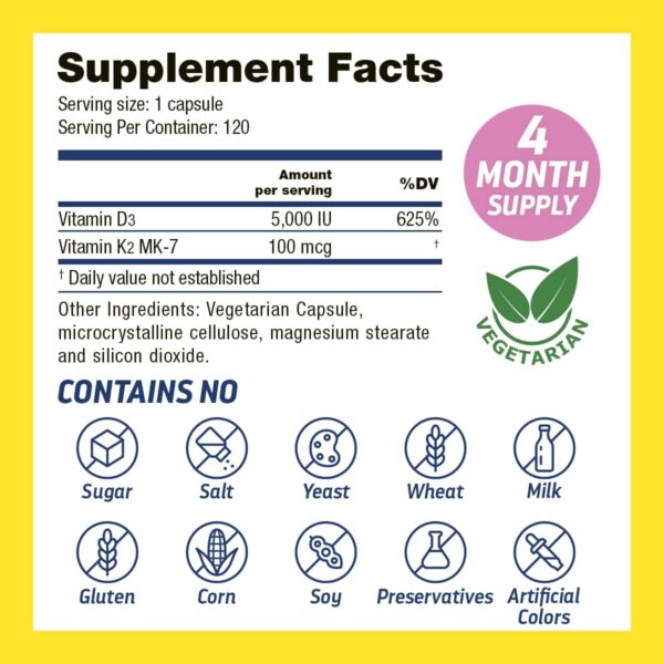 Etiqueta frontal Dr’s Hope vitamina k2 d3 suplemento huesos circulacion