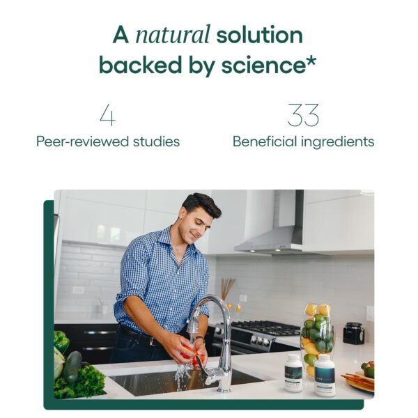 Etiqueta frontal EcoNugenics ProstaCaid suplemento próstata