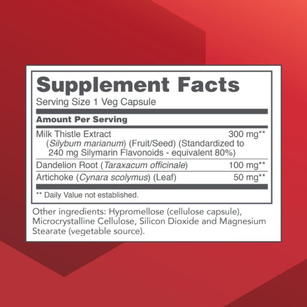 Etiqueta frontal extracto cardo mariano Protocol 300mg 90 cápsulas