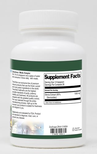 Version 1.0.0 Etiqueta frontal extracto de stevia 90% esteviósidos Tierra Vita