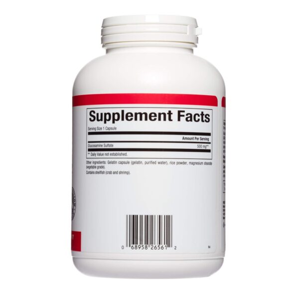 Version 1.0.0 Etiqueta frontal glucosamina natural factors