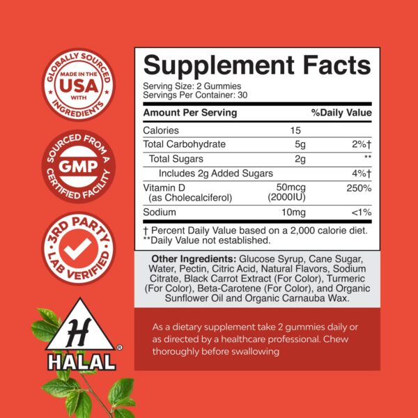 Frasco Nature's Craft gomitas halals