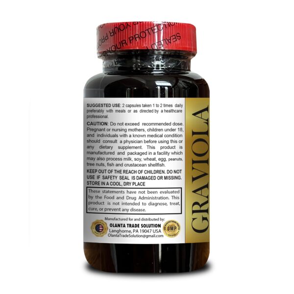 Version 1.0.0 Cápsulas naturales de graviola para mejorar energía y vitalidad general