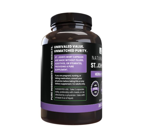 Etiqueta frontal Hierba de San Juan PURE ORIGINAL INGREDIENTS