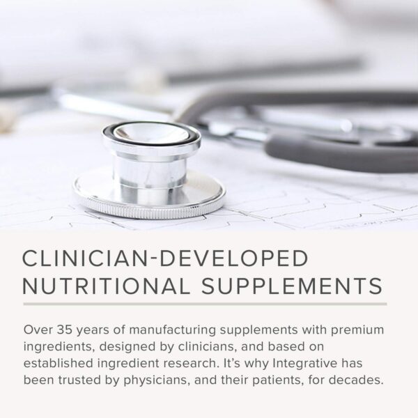 Etiqueta frontal Integrative Therapeutics probiótico Pearls Advantage