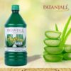 Etiqueta frontal jugo aloe vera Patanjali 1 litro