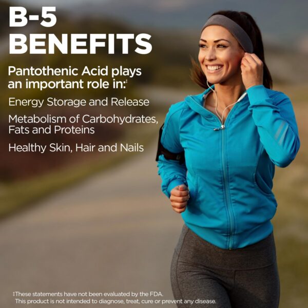 Etiqueta frontal KAL Ácido Pantoténico 1000 mg