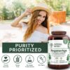 Etiqueta frontal Natural Nutra RegenerAge suplemento piel