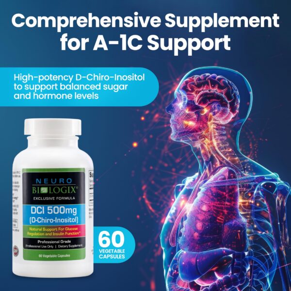 Etiqueta frontal suplemento Neuro biologix D-Chiro-Inositol