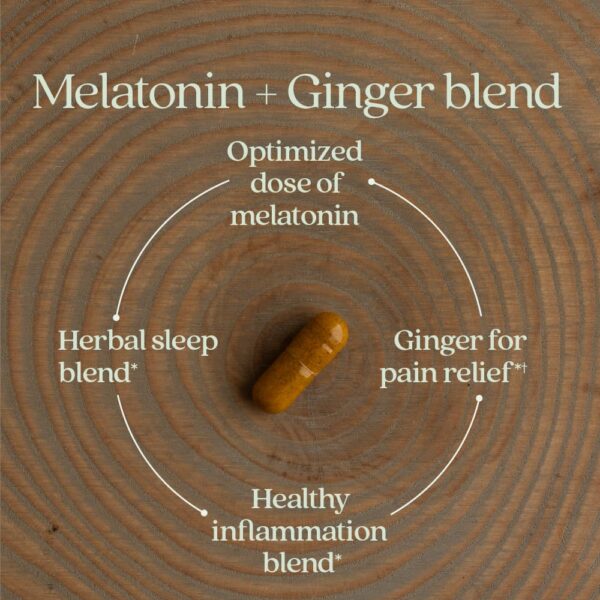 Version 1.0.0 Etiqueta frontal New Chapter suplemento para dormir y aliviar dolor