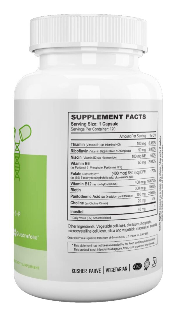 Etiqueta frontal Nutri Supreme Ultimate B Complex