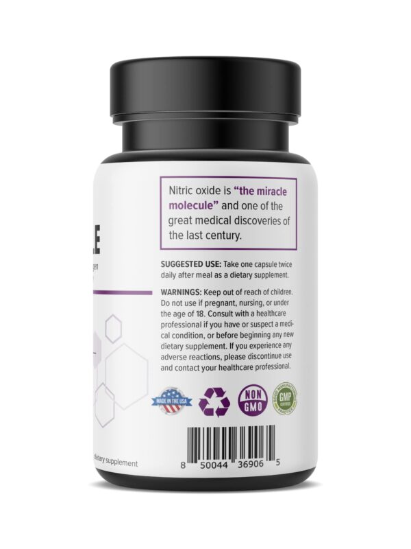 Etiqueta frontal de Oxygenate Miracle de Real Science Nutrition