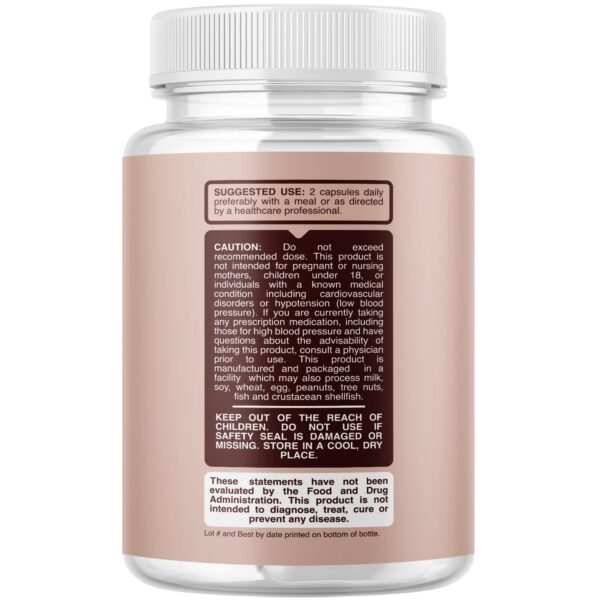 Version 1.0.0 etiqueta frontal phytoral suplemento de espino albar extracto concentrado