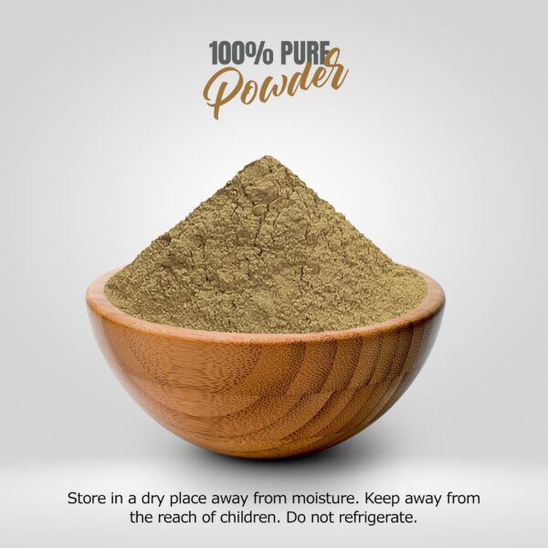 Polvo Ashwagandha HerbsForever en envase para suplementos