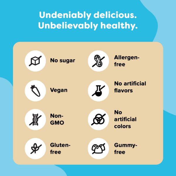 Etiqueta frontal probiótico Renzo's para niños